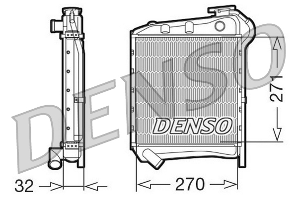 DENSO DRM99009 Radiator,...