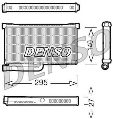 DENSO DRR02004 Scambiatore calore, Riscaldamento abitacolo