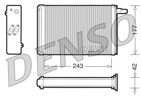 DENSO DRR09030 Scambiatore calore, Riscaldamento abitacolo