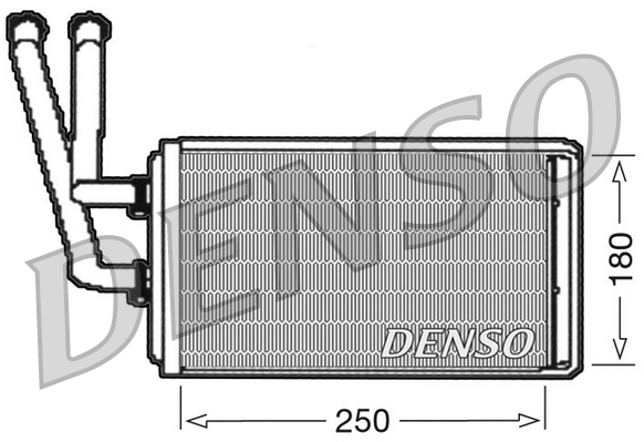 DENSO DRR09100 Scambiatore calore, Riscaldamento abitacolo