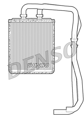 DENSO DRR12011 Scambiatore calore, Riscaldamento abitacolo-Scambiatore calore, Riscaldamento abitacolo-Ricambi Euro