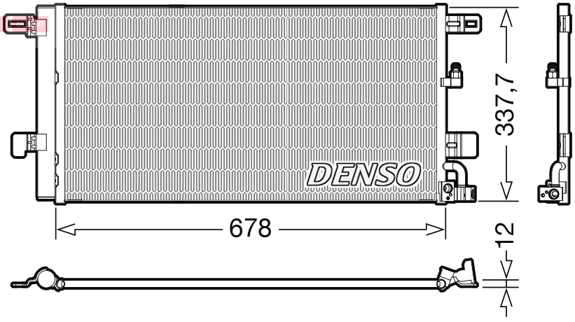 DENSO DCN02001 Condenser,...
