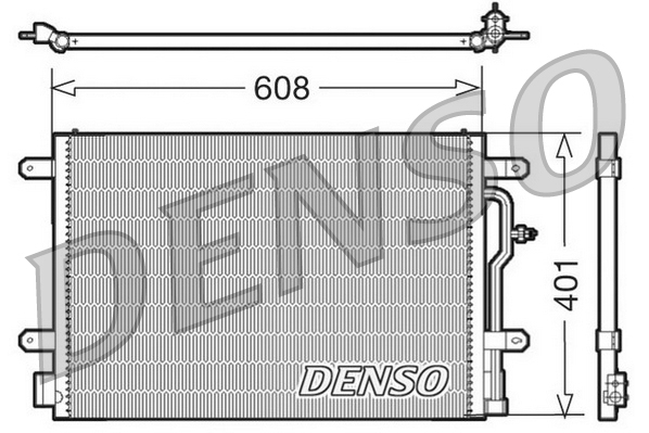 DENSO DCN02012 Condenser,...