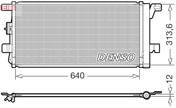 DENSO DCN02049 Condenser,...