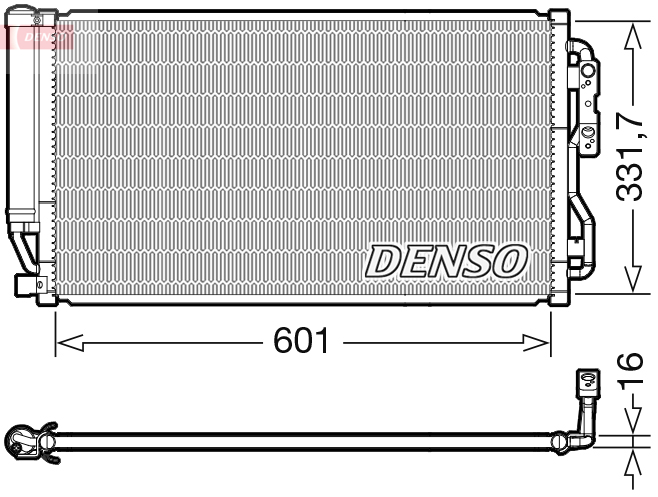 DENSO DCN05035 Condenser,...