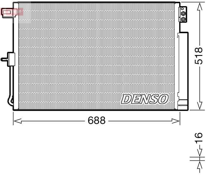 DENSO DCN06019 Condenser,...