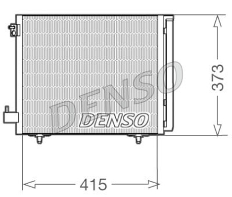 DENSO DCN07007 Condenser, air conditioning
