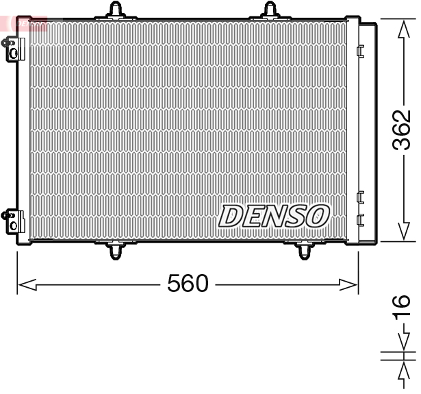 DENSO DCN07061 Condenser,...