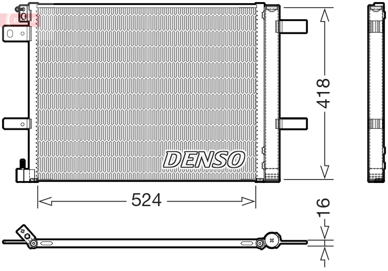 DENSO DCN07062 Condenser,...