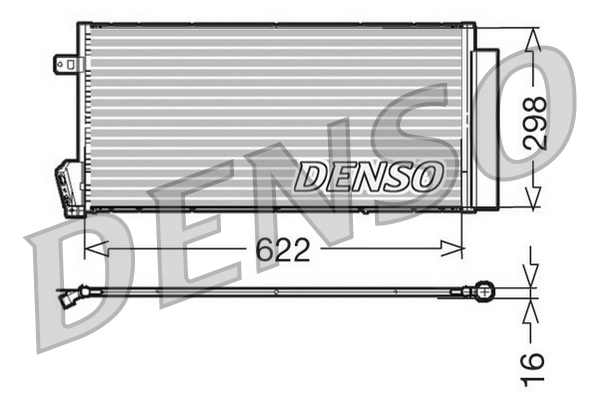 DENSO DCN09018 Condenser,...