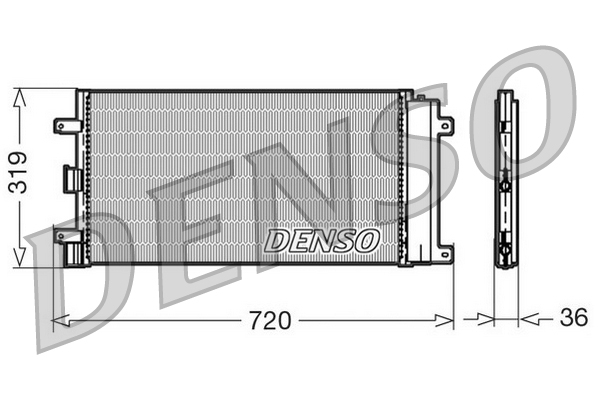 DENSO DCN09042 Condenser,...