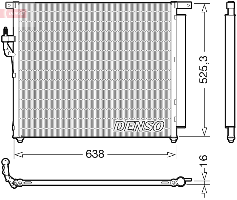 DENSO DCN10049 Condenser,...