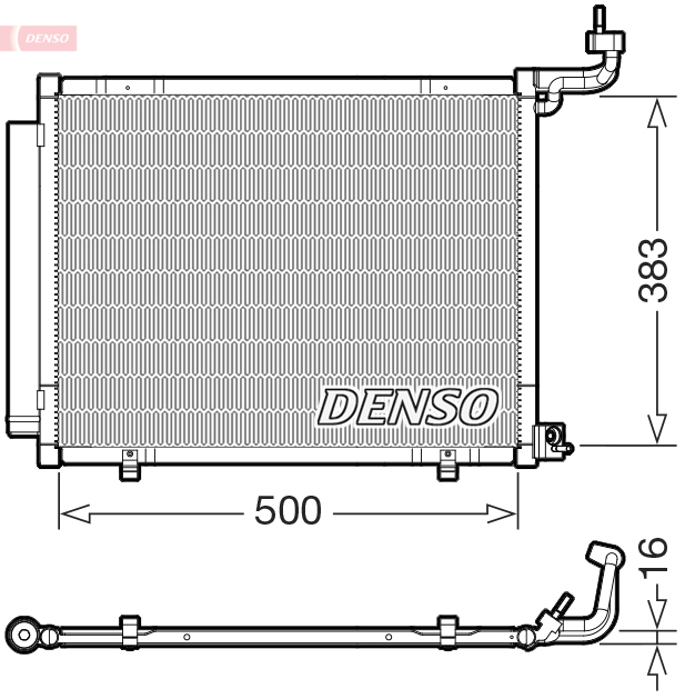 DENSO DCN10058 Condenser,...