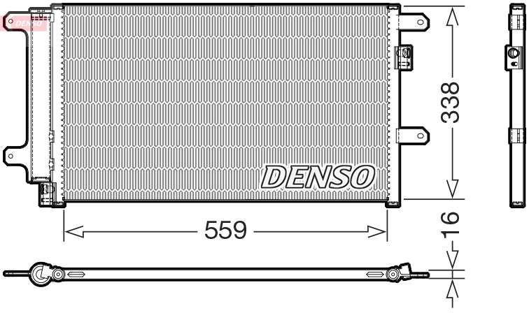 DENSO DCN12007 Condenser,...
