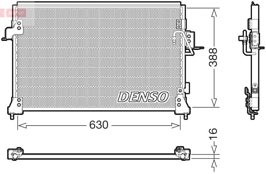 DENSO DCN14005 Condenser,...