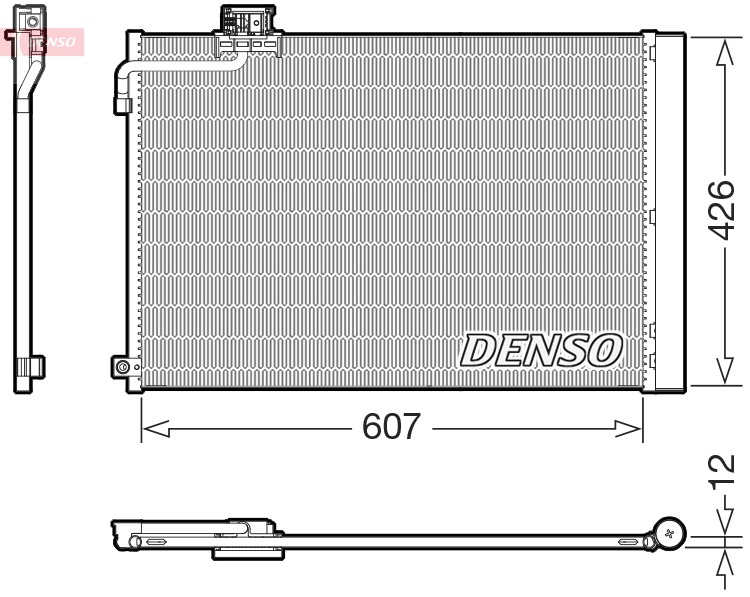 DENSO DCN17064 Condenser,...