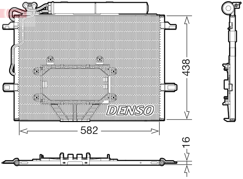 DENSO DCN17065 Condenser,...