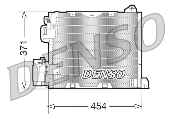 DENSO DCN20006 Condenser, air conditioning for OPEL VAUXHALL