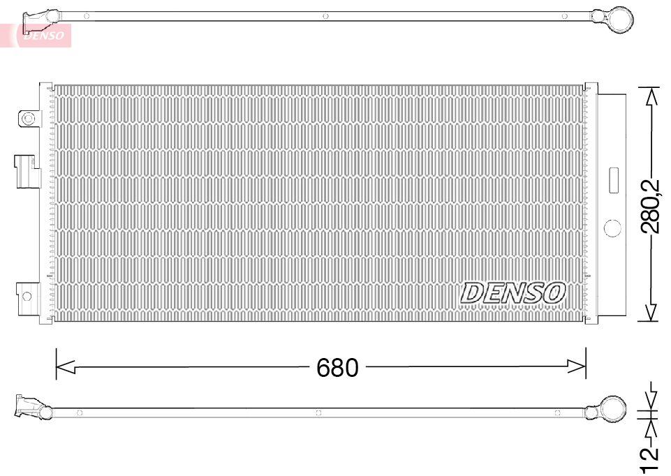DENSO DCN20023 Condenser,...