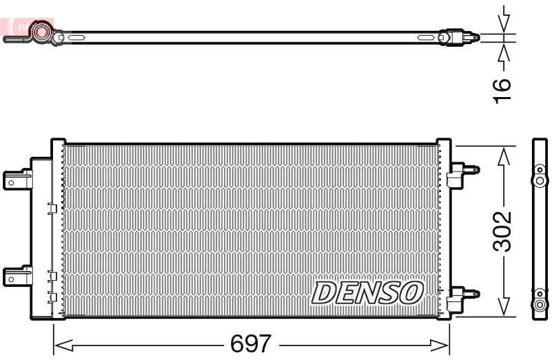 DENSO DCN20044 Condenser,...