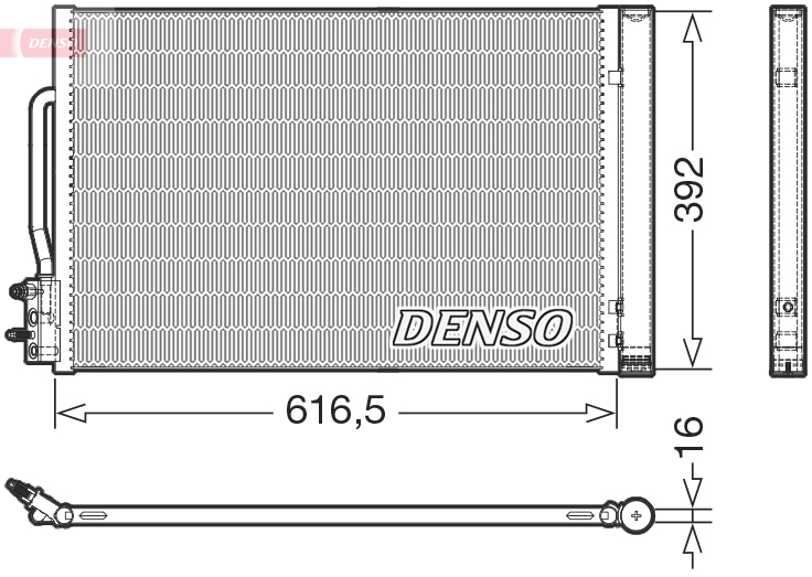 DENSO DCN20049 Condenser,...