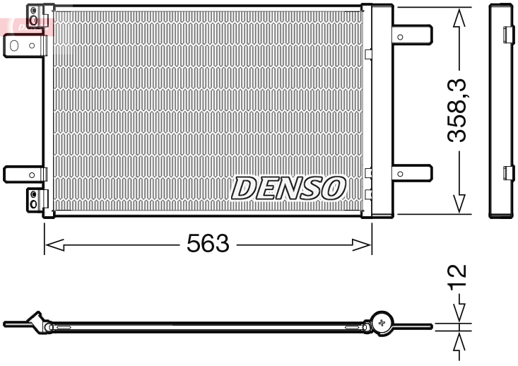 DENSO DCN21032 Condenser,...