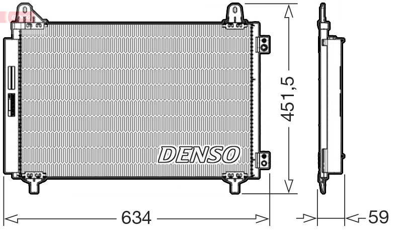 DENSO DCN21034 Condenser,...