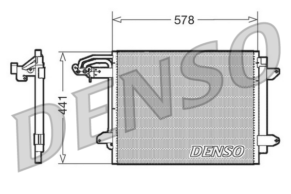 DENSO DCN32030 Condenser,...