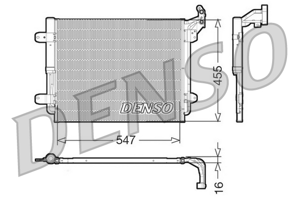 DENSO DCN32062 Condenser,...