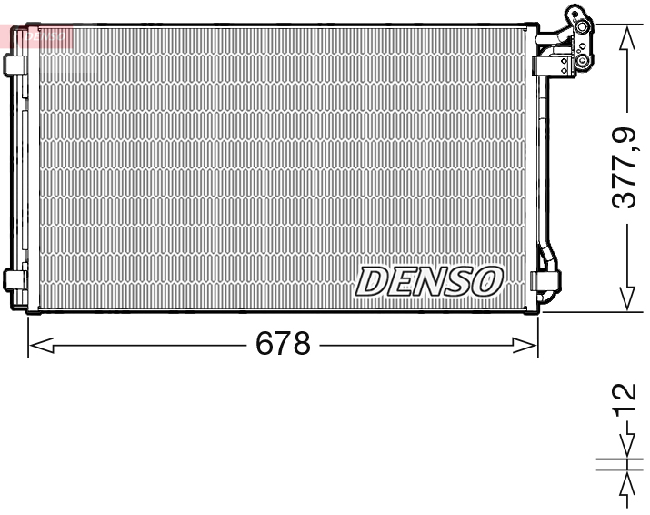 DENSO DCN32068 Condenser,...