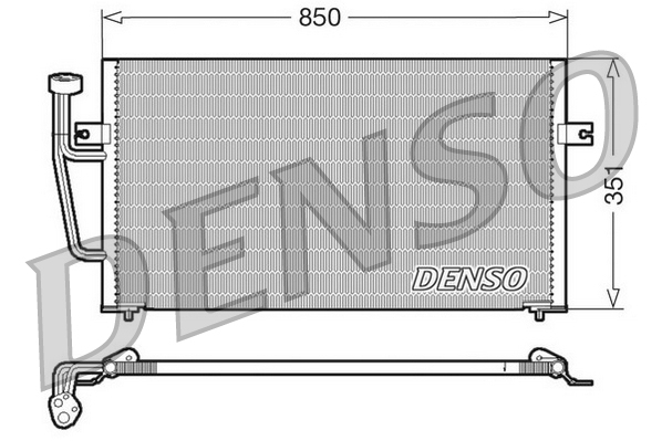 DENSO DCN33007 Συμπυκνωτής, σύστ. κλιματισμού for VOLVO