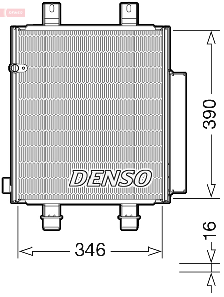 DENSO DCN35004 Condenser,...