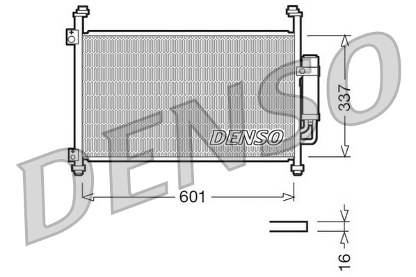 DENSO DCN40007 Condenser,...