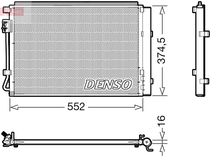 DENSO DCN41017 Condenser,...