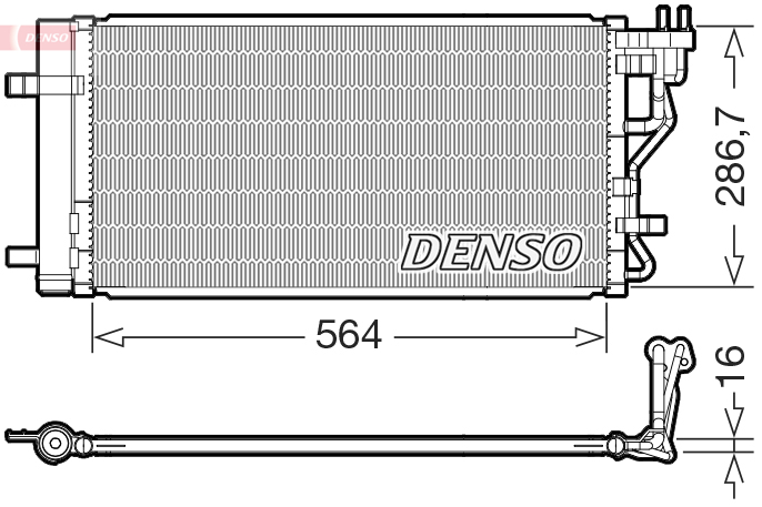 DENSO DCN41027 Συμπυκνωτής,...