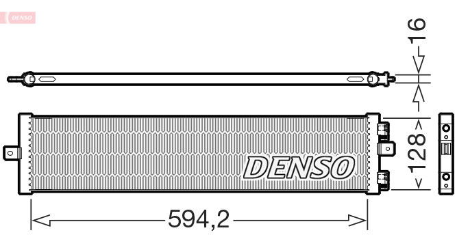 DENSO DCN41028 Condenser, air conditioning for GENESIS HYUNDAI