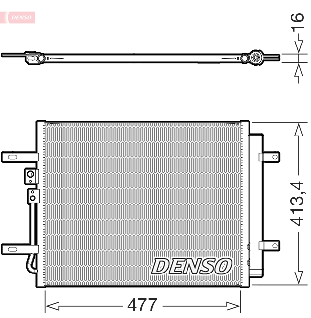 DENSO DCN41029 Condenser,...