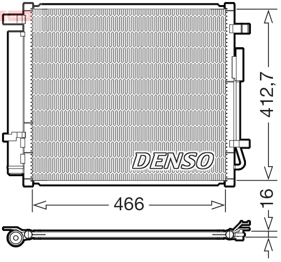 DENSO DCN41033 Condenser,...