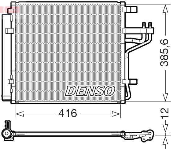 DENSO DCN43014 Συμπυκνωτής,...
