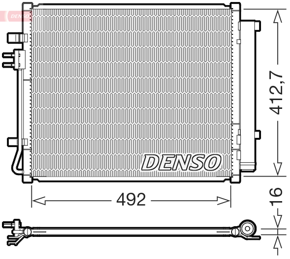 DENSO DCN43015 Condenser,...