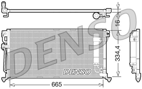 DENSO DCN45003 Condenser,...