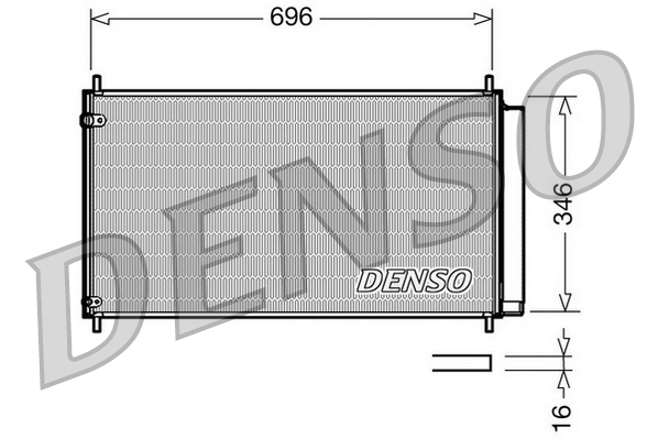 DENSO DCN50022 Condenser,...