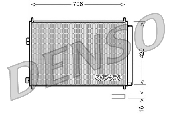 DENSO DCN50030 Condenser,...