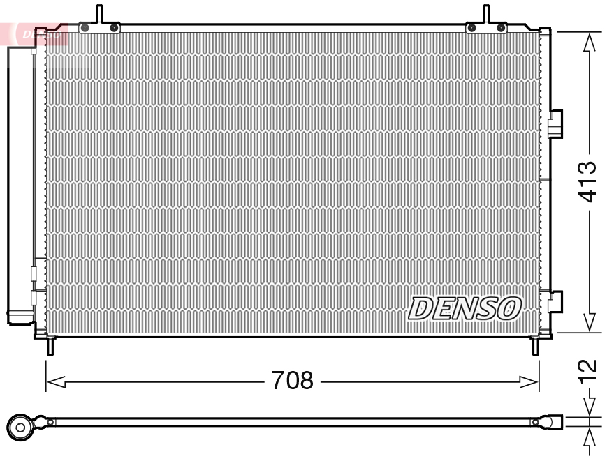 DENSO DCN50052 Condenser, air conditioning