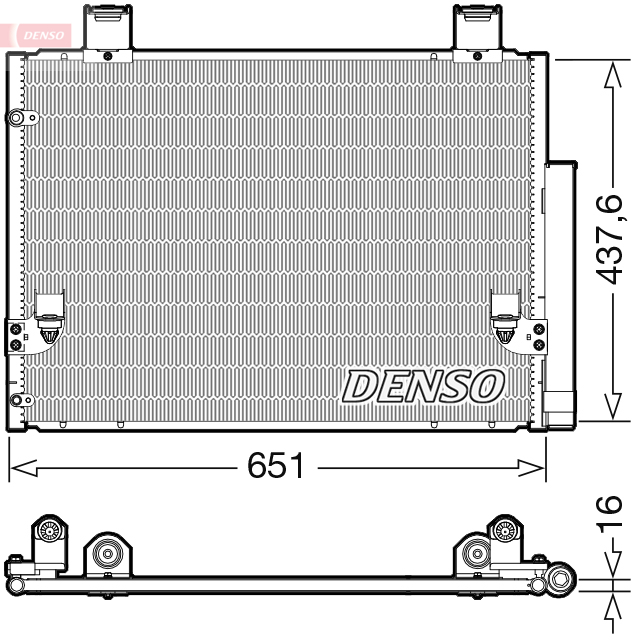 DENSO DCN50057 Συμπυκνωτής,...