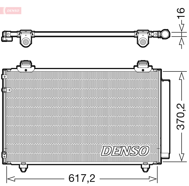 DENSO DCN50112 Condenser,...