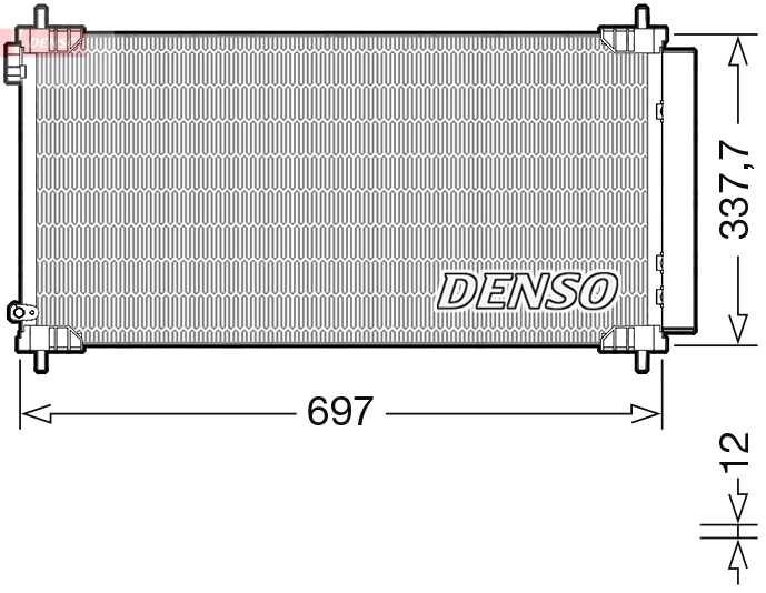 DENSO DCN50120 Condenser,...