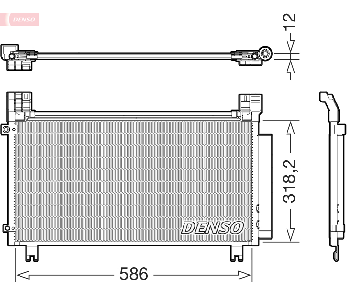 DENSO DCN50134 Συμπυκνωτής,...