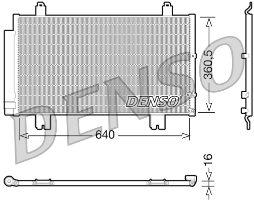 DENSO DCN51005 Condenser,...
