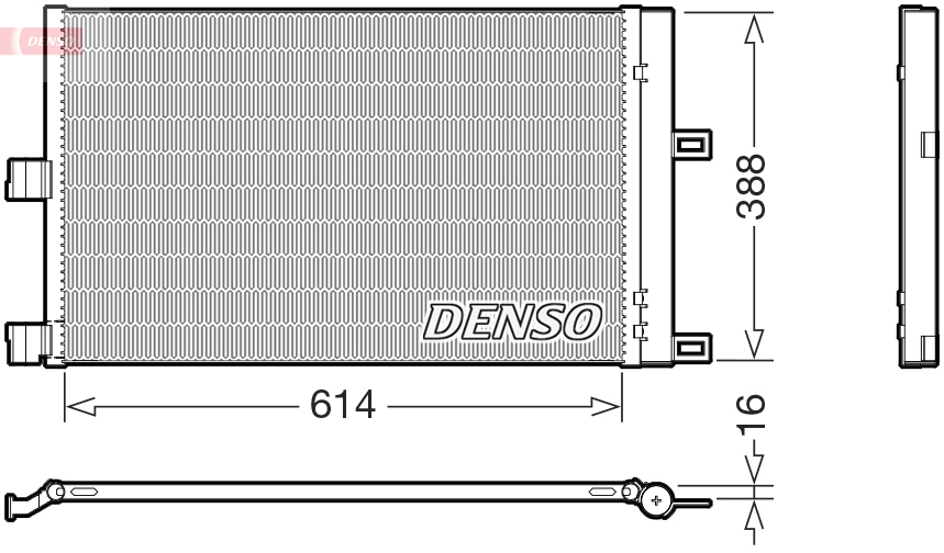 DENSO DCN99080 Condenser,...